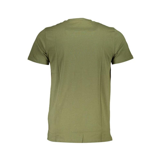 Cavalli Class Green Cotton T-Shirt