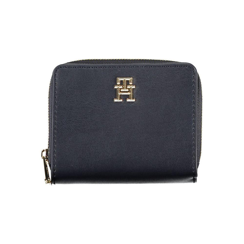 Tommy Hilfiger Sleek Blue Polyethylene Wallet TO-27149