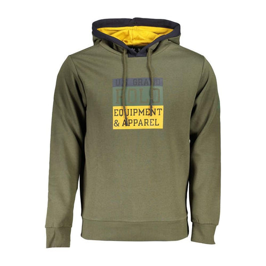 U.S. Grand Polo Elegant Fleece Hooded Sweater with Contrast Details 1728,3XL,67403481248,Clothing,Green,Men,Men - Clothing,New with tags,Sweaters - Men - Clothing,U.S. Grand Polo,XXL U.S. Grand Polo US-27677-XXL