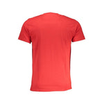 Cavalli Class Red Cotton T-Shirt CA-28575-M