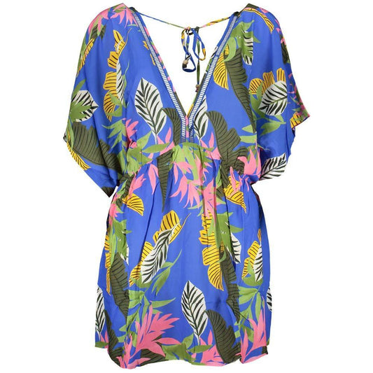 Desigual Blue Viscose Dress DE-29214-L