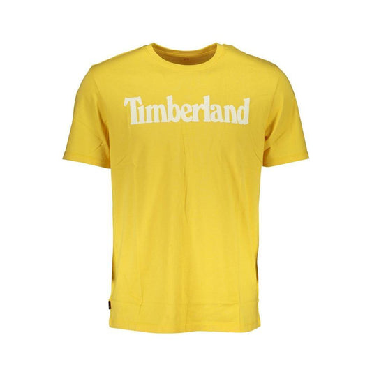 Timberland Yellow Cotton T-Shirt TI-29232-XL