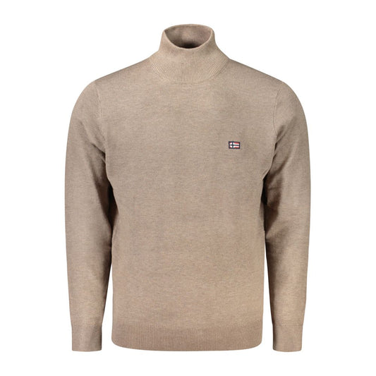 Norway 1963 Brown Polyamide Men Sweater NO-33156-3XL