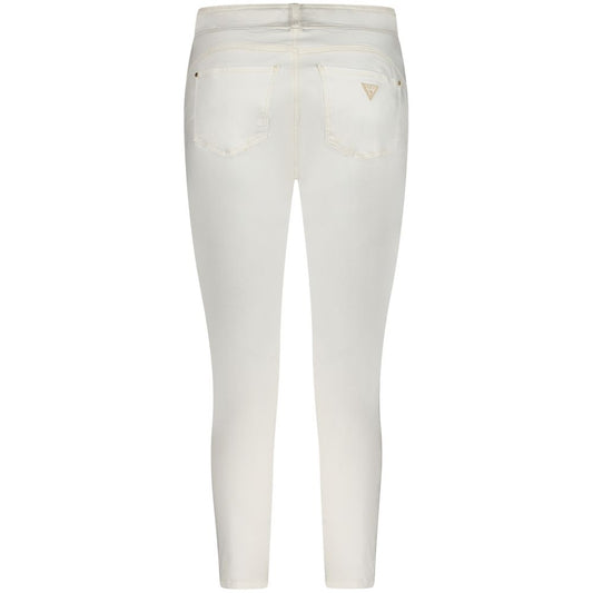 Guess Jeans White Cotton Women Jeans GU-33360-W24