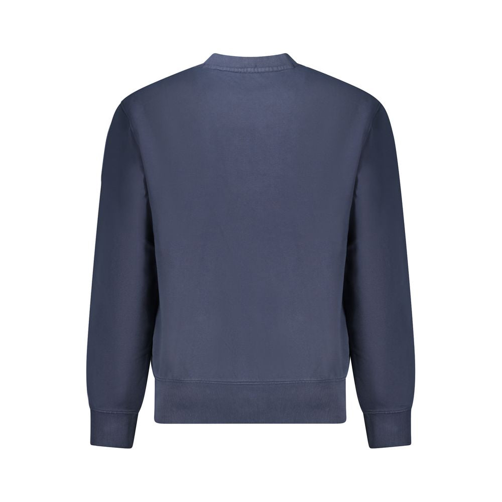 Hugo Boss Blue Cotton Men Sweater
