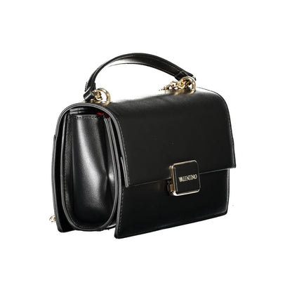 Mario Valentino Black Polyurethane Women's Bag