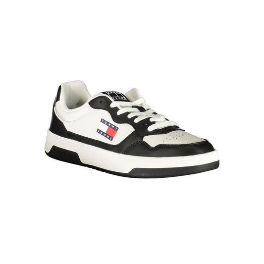 Tommy Hilfiger Black Leather Men Sneaker TO-36739-EU40/US7