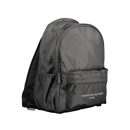Tommy Hilfiger Black Polyester Backpack