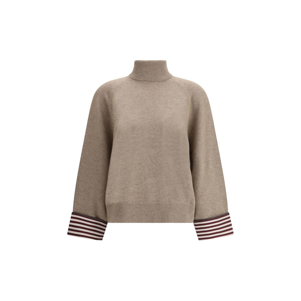 Brunello Cucinelli Beige Cashmere Cashmere Sweater
