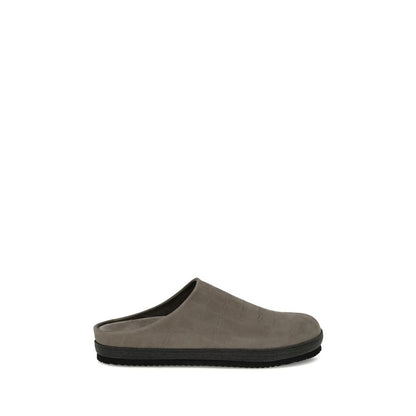 Brunello Cucinelli Gray Rubber Mules