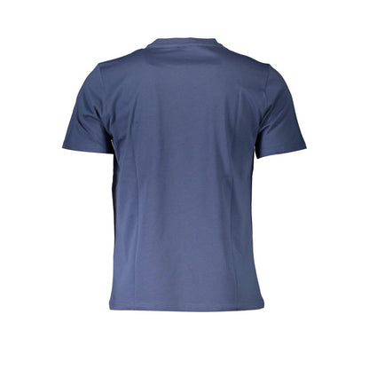 North Sails Blu Cotton Men T-Shirt