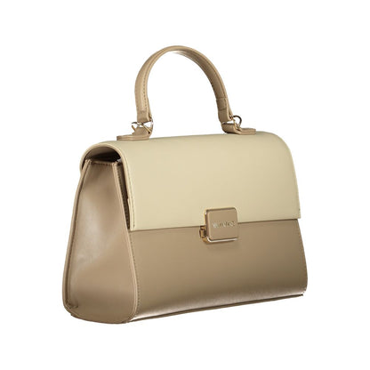 Valentino Beige Polyethylene Handbag