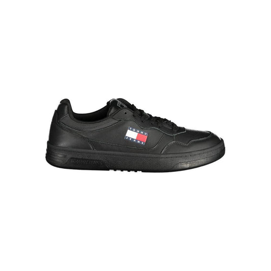 Tommy Hilfiger Black Polyethylene Men Sneaker TO-33495-EU40/US7