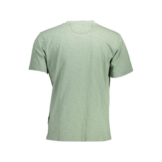 La Martina Green Cotton Men T-Shirt