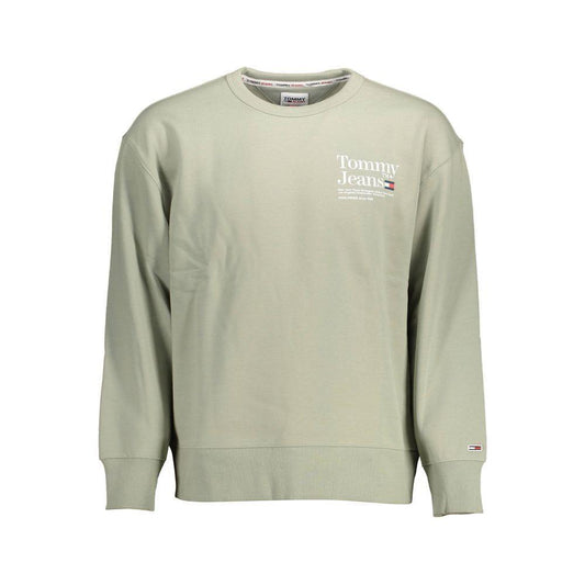 Tommy Hilfiger Green Cotton Men Sweater