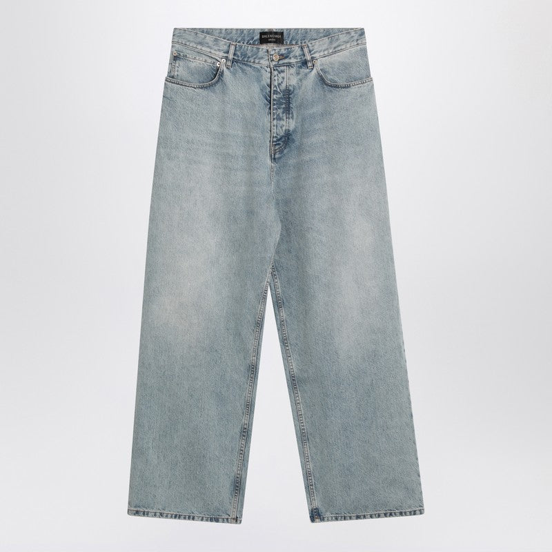 Balenciaga Loose light denim jeans