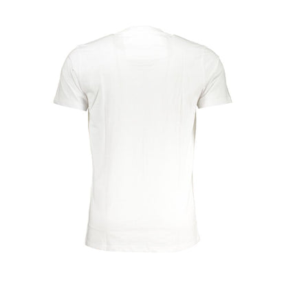 Cavalli Class Bianco Cotton Men T-Shirt