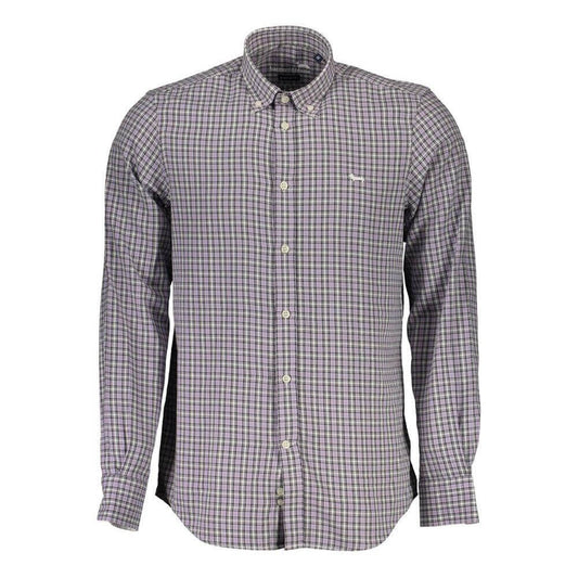 Harmont & Blaine Purple Cotton Men Shirt