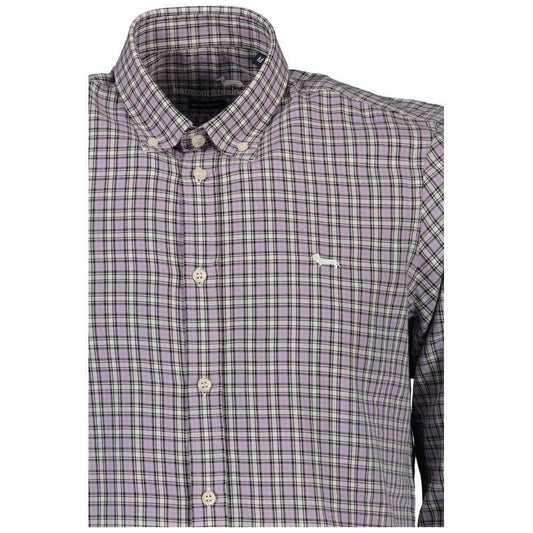 Harmont & Blaine Purple Cotton Men Shirt