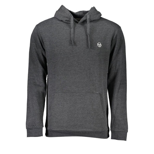 Sergio Tacchini Gray Cotton Men Sweater