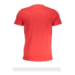 Cavalli Class Red Cotton T-Shirt CA-28584-L