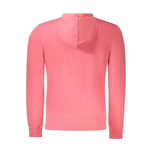 K-WAY Pink Cotton Men Sweater KW-34248-XS