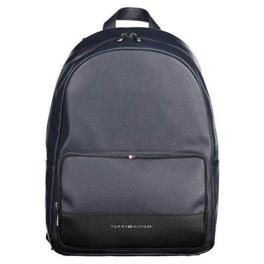 Tommy Hilfiger Blue Polyethylene Men Backpack TO-38111