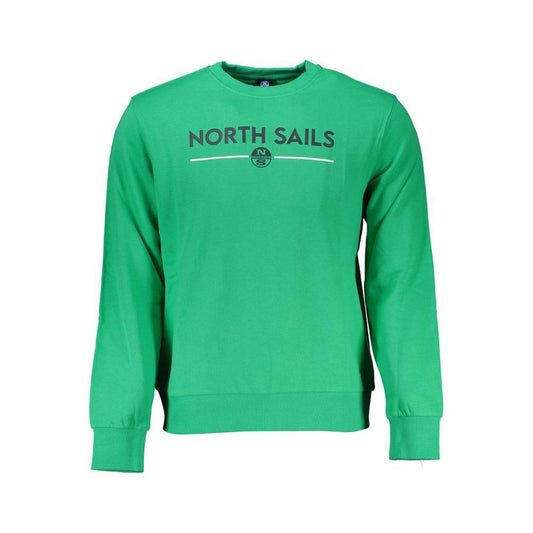 North Sails Green Cotton Sweater 1728,3XL,67403481248,Clothing,Green,L,M,Men,Men - Clothing,New with tags,North Sails,S,Sweaters - Men - Clothing,XL,XXL North Sails NO-27282-S