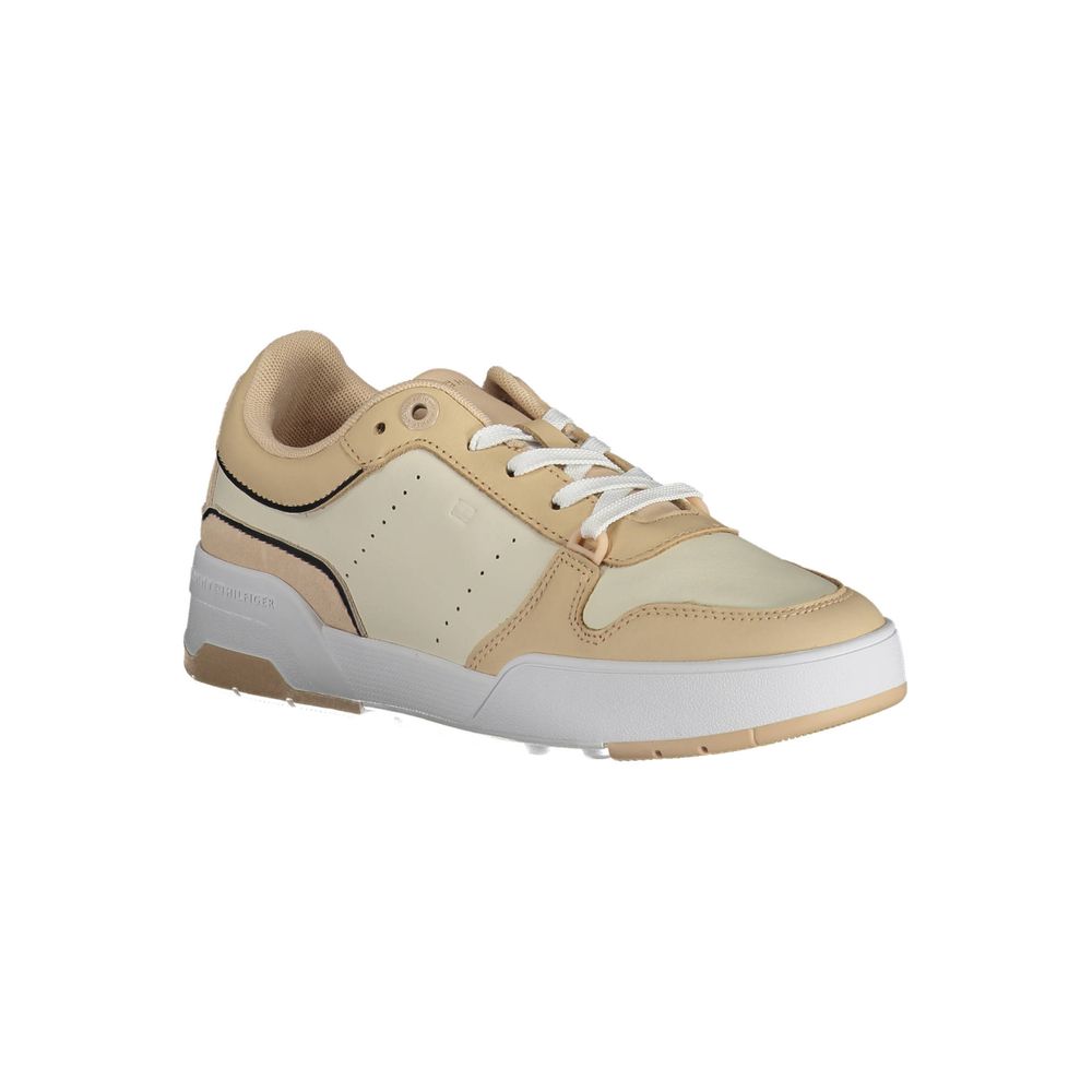 Tommy Hilfiger Beige Polyester Sneaker