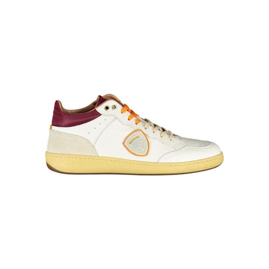 Blauer Sleek White Sneakers with Contrast Accents BL-23186-EU41/US8