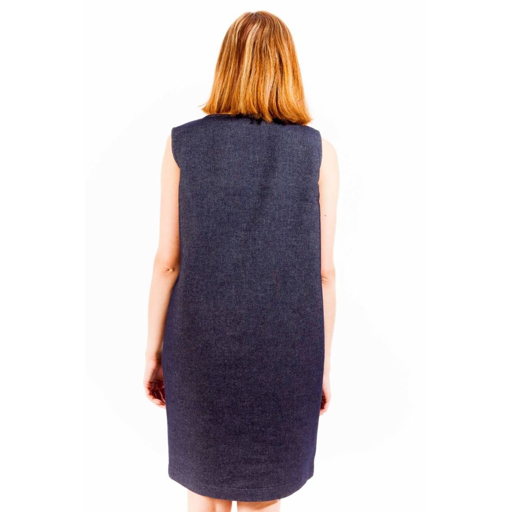 Love Moschino Blue Cotton Dress