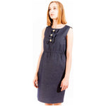 Love Moschino Blue Cotton Women Dress LO-1135-42