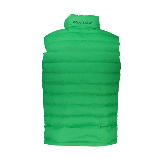 La Martina Sleek Sleeveless Green Jacket with Embroidery 1728,67403481248,Clothing,Green,Jackets - Men - Clothing,L,La Martina,M,Men,Men - Clothing,New with tags,XL,XXL La Martina LA-27014-L