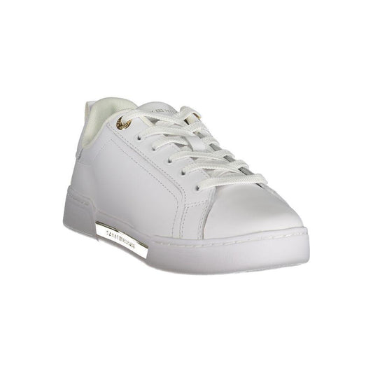Tommy Hilfiger Chic White Lace-Up Sneakers with Contrast Detail TO-27120-EU36/US6