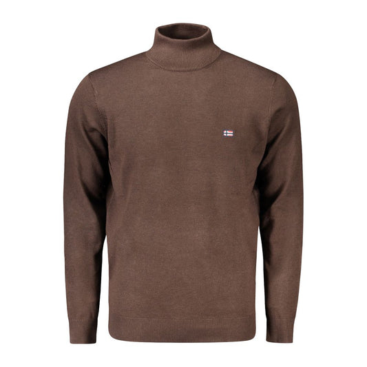 Norway 1963 Brown Polyamide Men Sweater NO-33160-3XL