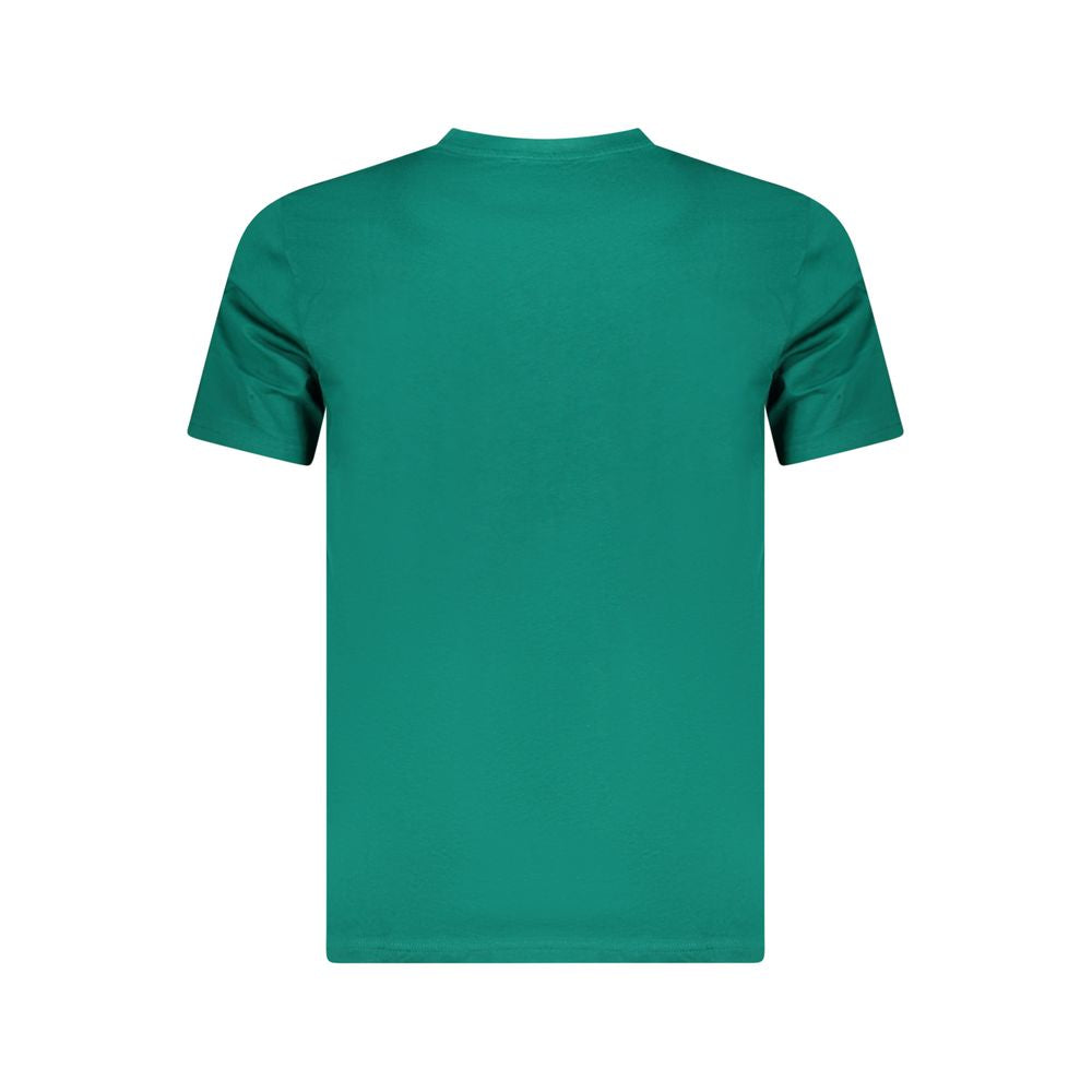 Cavalli Class Green Cotton T-Shirt CA-36647-M