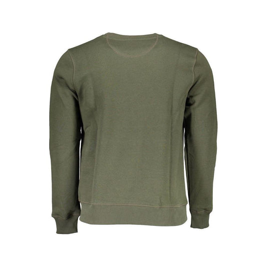 North Sails Green Cotton Men Sweater