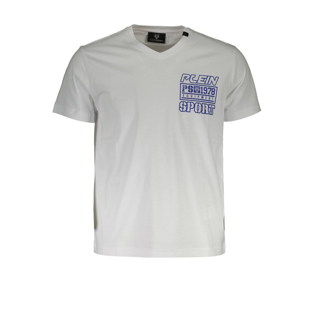 Plein Sport White Cotton T-Shirt