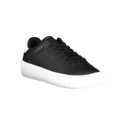 Tommy Hilfiger Black Polyethylene Men Sneaker TO-25016-EU44/US11