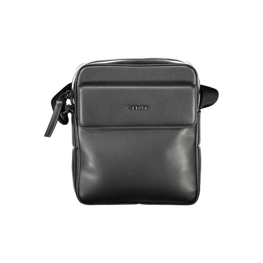 Calvin Klein Black Polyester Men Shoulder Bag CA-33640