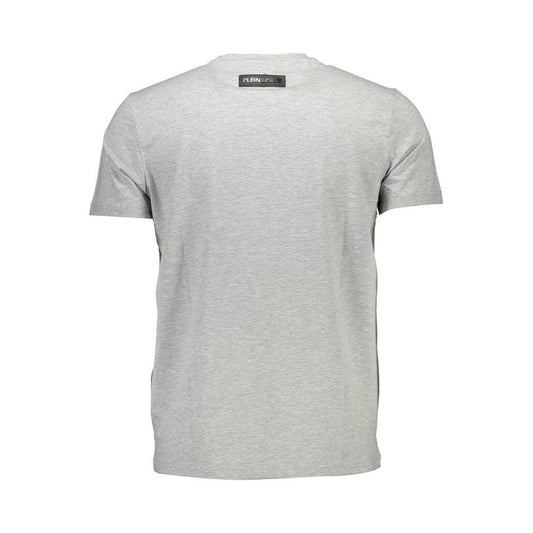 Plein Sport Brown Cotton Men T-Shirt