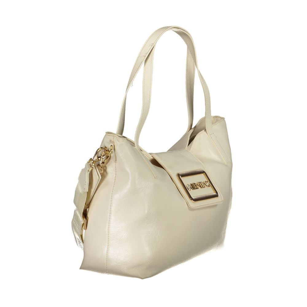 Valentino Beige Polyethylene Handbag