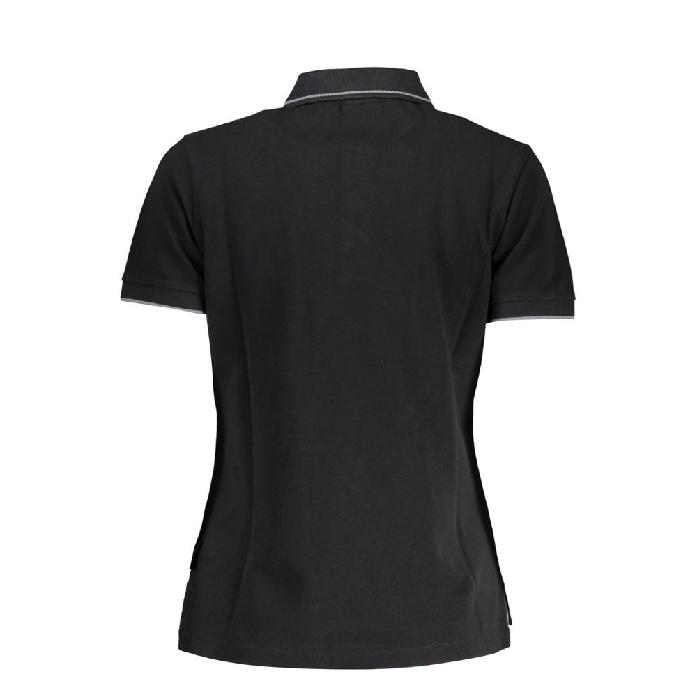 Napapijri Black Cotton Polo Shirt