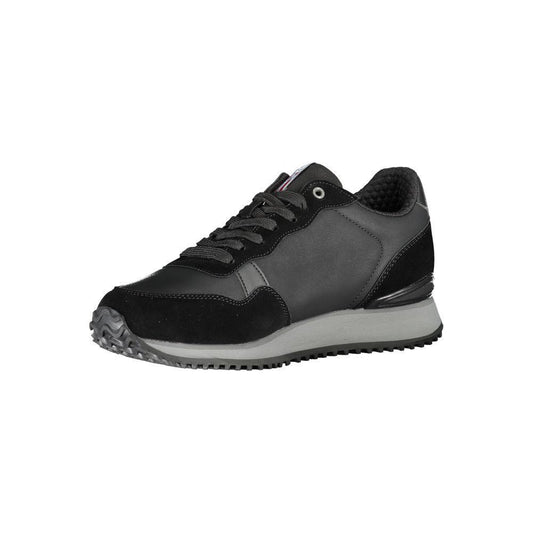 Napapijri Sleek Black Contrast Lace Sneakers NA-23102-EU42/US9