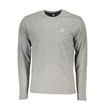 North Sails Brown Cotton Men T-Shirt