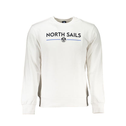 North Sails White Cotton Men Sweater