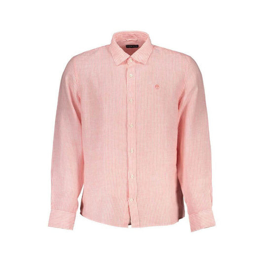 North Sails Pink Linen Shirt NO-29727-S