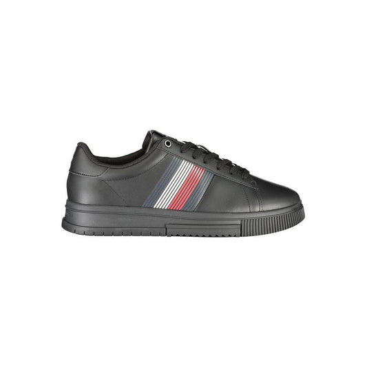 Tommy Hilfiger Black Polyester Sneaker TO-31466-EU44/US11