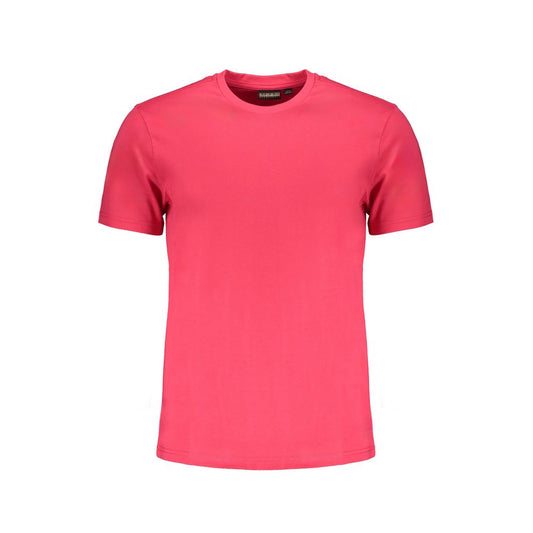 Napapijri Pink Cotton T-Shirt NA-29526-S