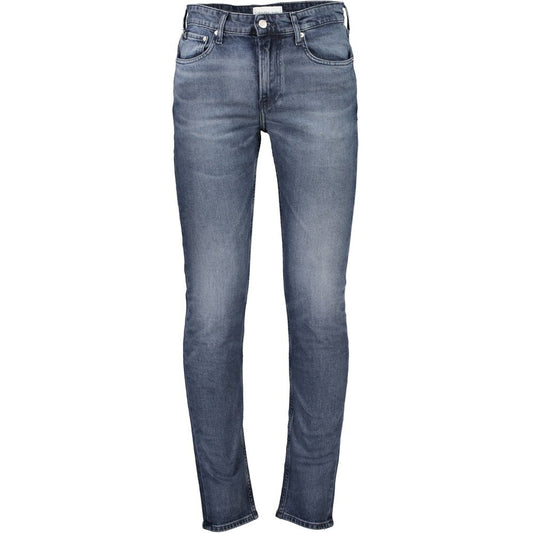 Calvin Klein Blue Cotton Men Jeans